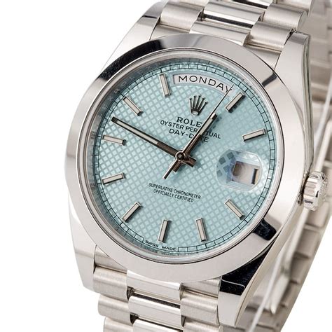 platinum rolex president price|cost of rolex presidential watch.